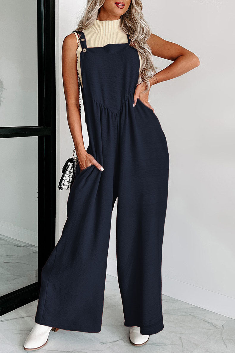 Casual Loose Drooping High Waist Wide Leg Pants For Women