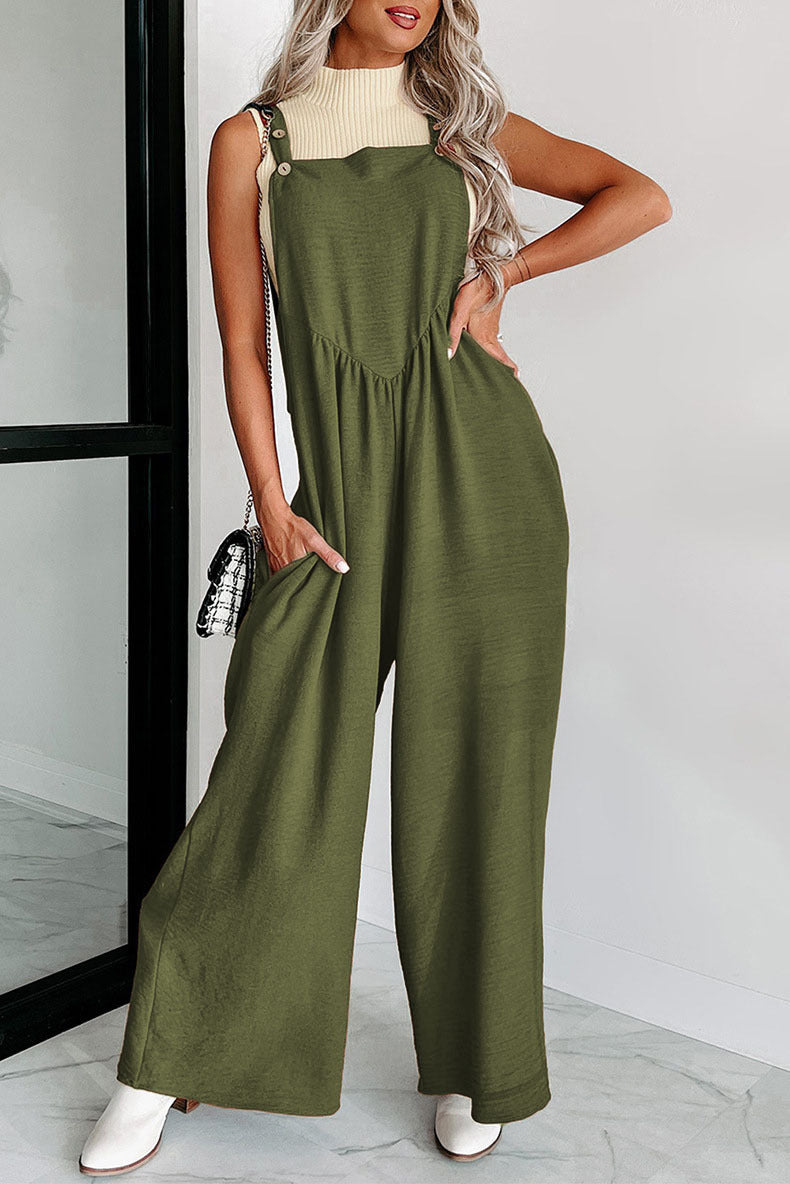 Casual Loose Drooping High Waist Wide Leg Pants For Women
