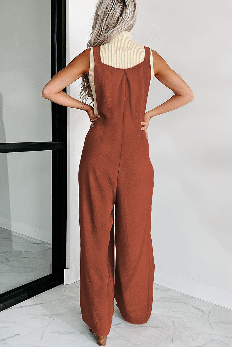 Casual Loose Drooping High Waist Wide Leg Pants For Women