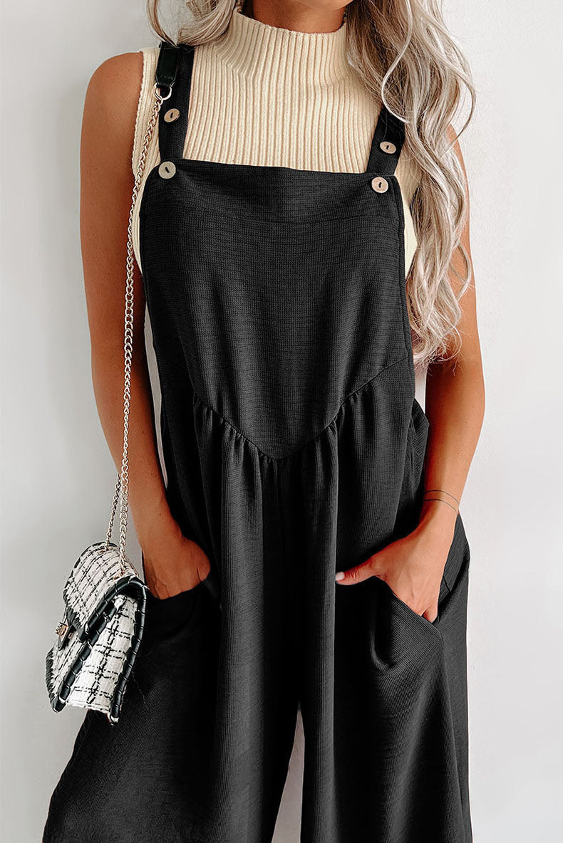 Casual Loose Drooping High Waist Wide Leg Pants For Women